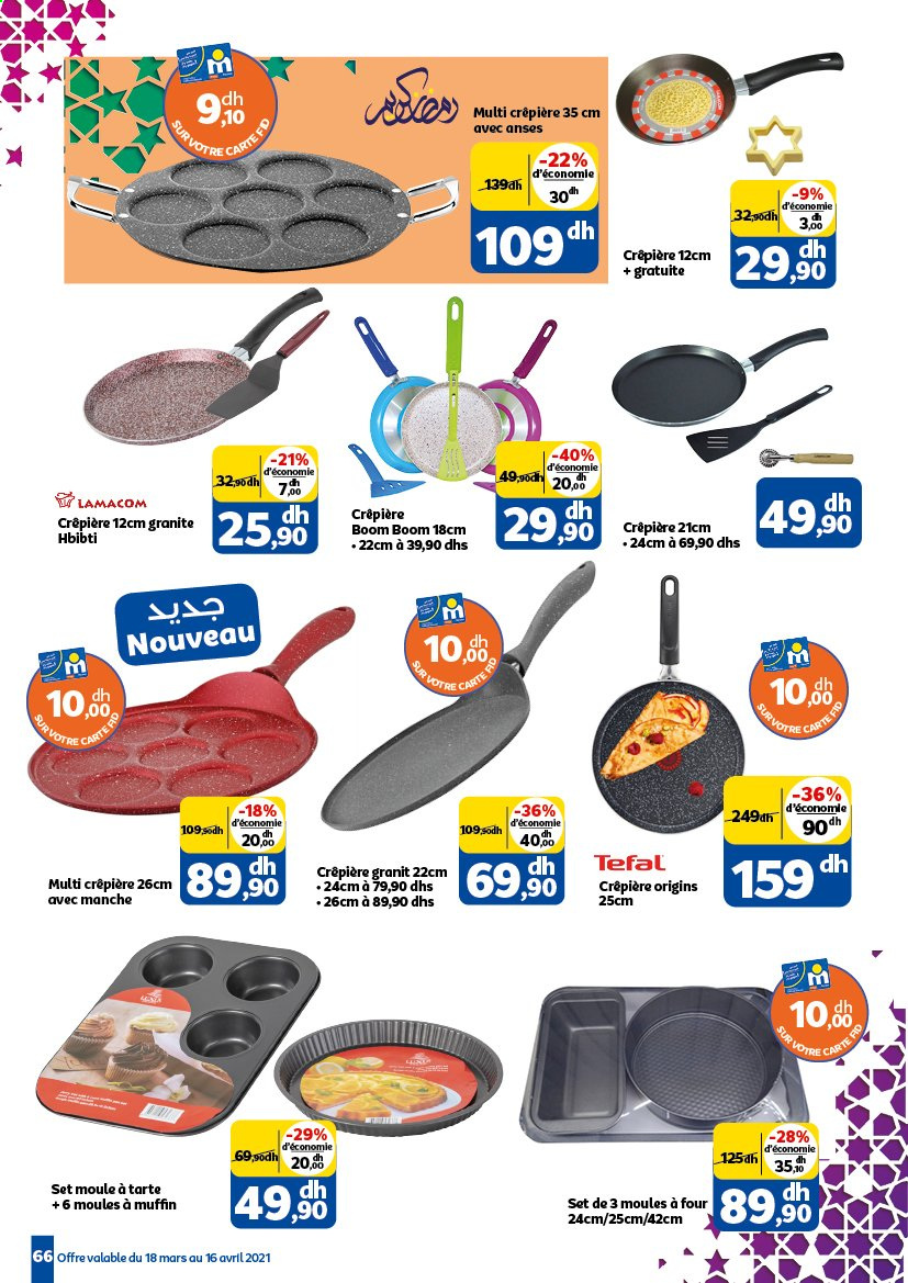 Catalogue Marjane - 18/03/2021 - 16/04/2021. Page 66
