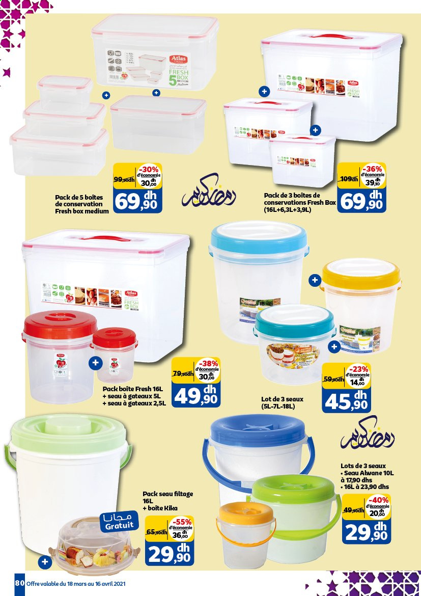 Catalogue Marjane - 18/03/2021 - 16/04/2021. Page 80