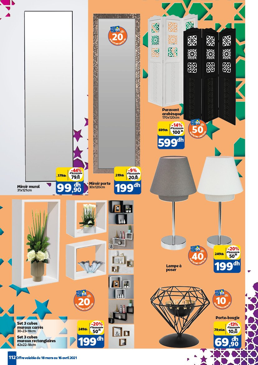 Catalogue Marjane - 18/03/2021 - 16/04/2021. Page 112