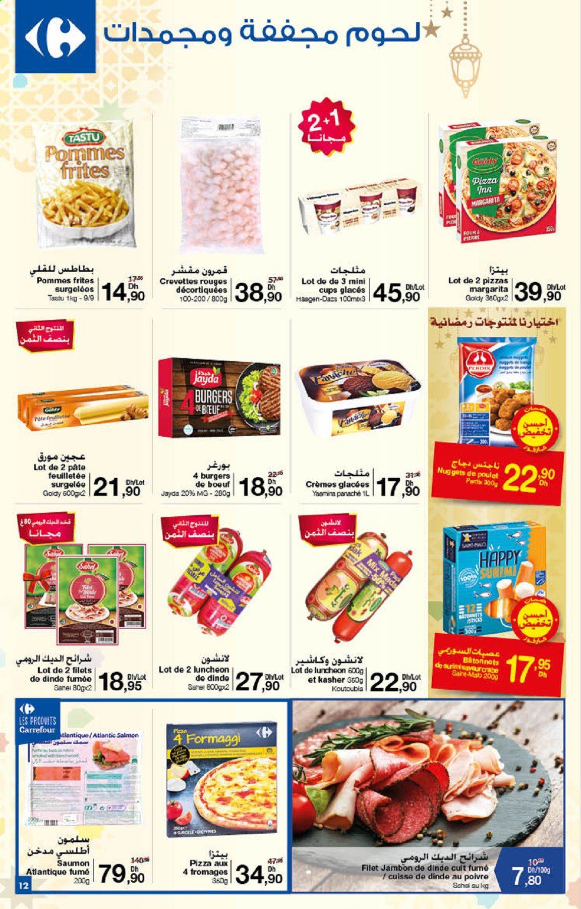 thumbnail - <magasin> - <du DD/MM/YYYY au DD/MM/YYYY> - Produits soldés - ,<products from flyers>. Page 12.