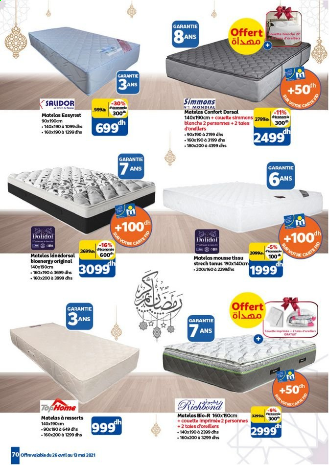 Catalogue Marjane - 26/04/2021 - 13/05/2021. Page 70