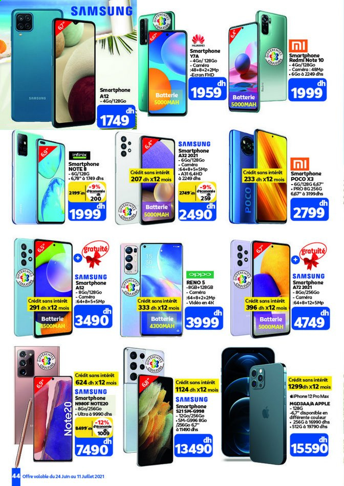 Catalogue Marjane - 24/06/2021 - 11/07/2021. Page 44