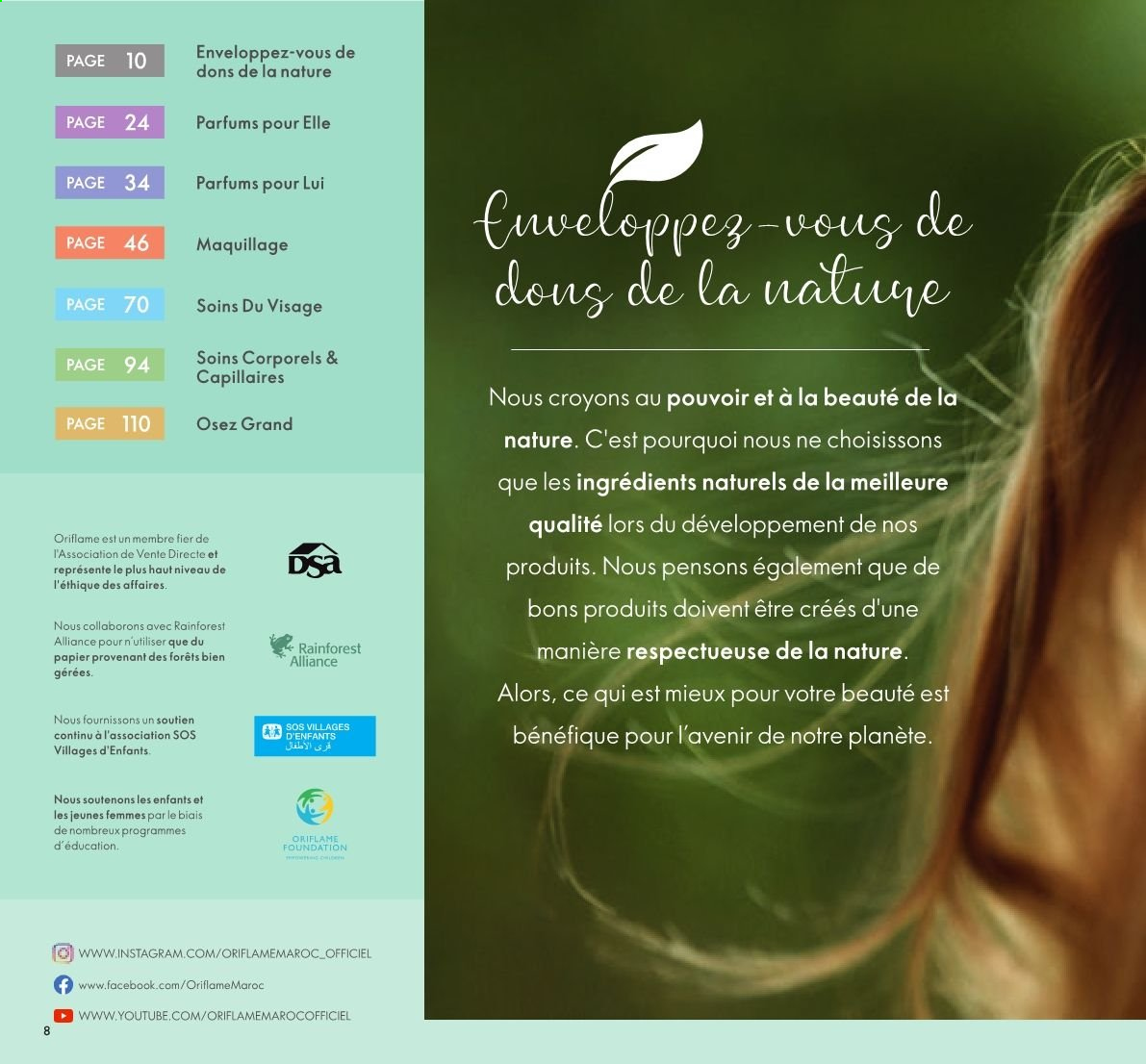 Catalogue Oriflame - 01/07/2021 - 31/07/2021. Page 8
