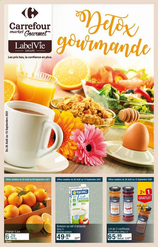 Catalogue Carrefour Market - 26/08/2021 - 15/09/2021. Page 1