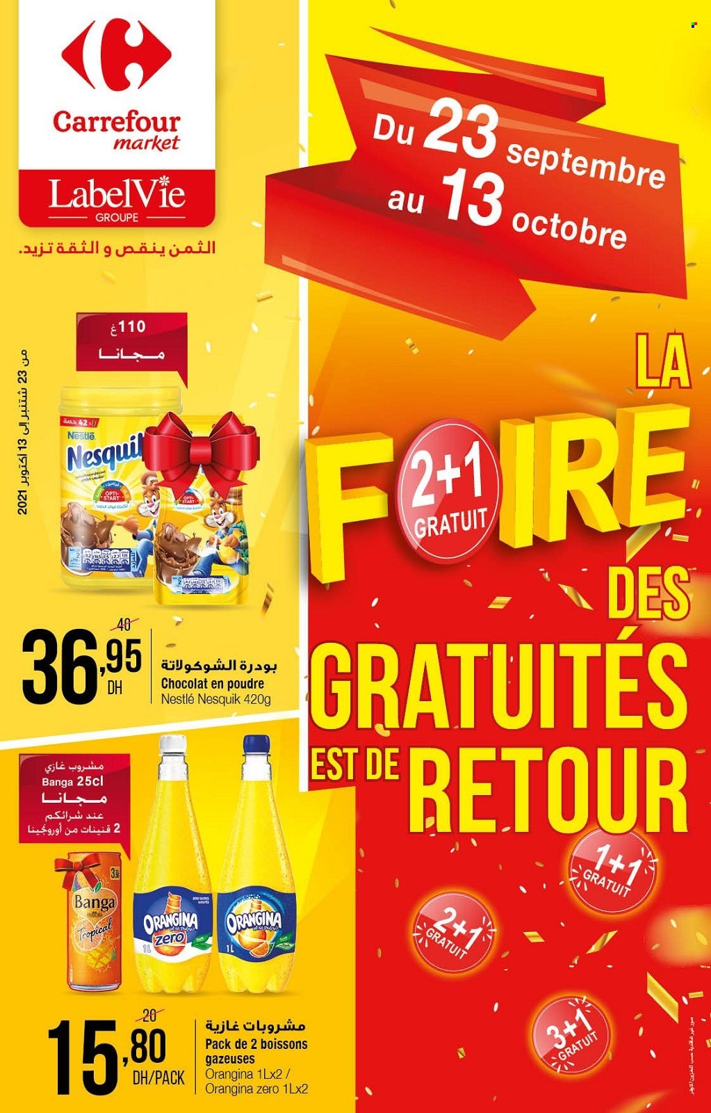 Catalogue Carrefour Market - 23/09/2021 - 13/10/2021. Page 1