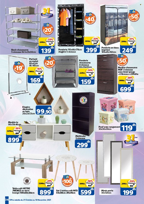 Catalogue Marjane - 21/10/2021 - 14/11/2021. Page 34