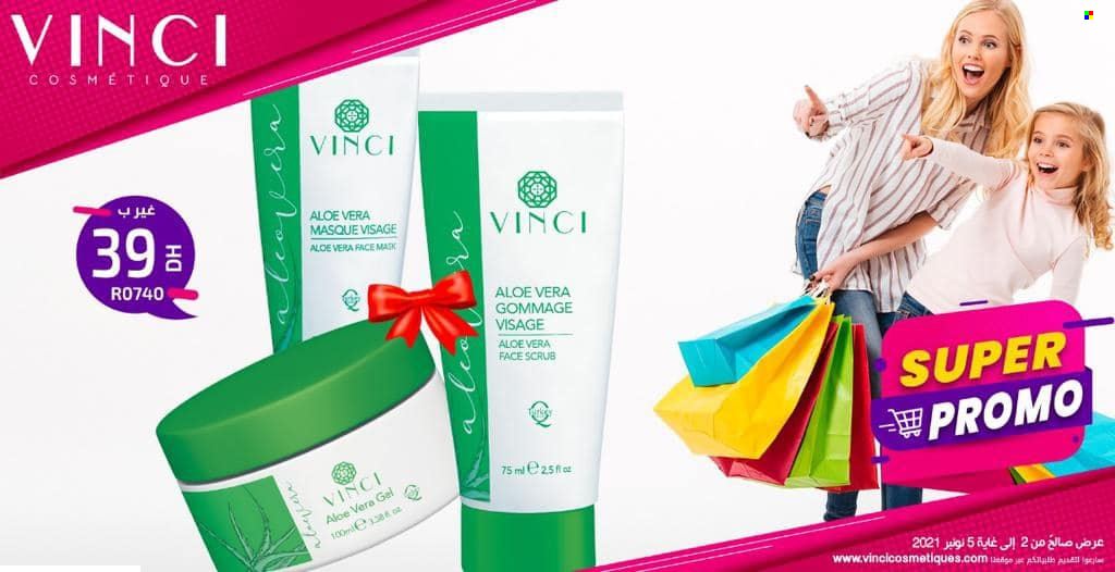 Catalogue Vinci Cosmétique - 02/11/2021 - 05/11/2021. Page 1