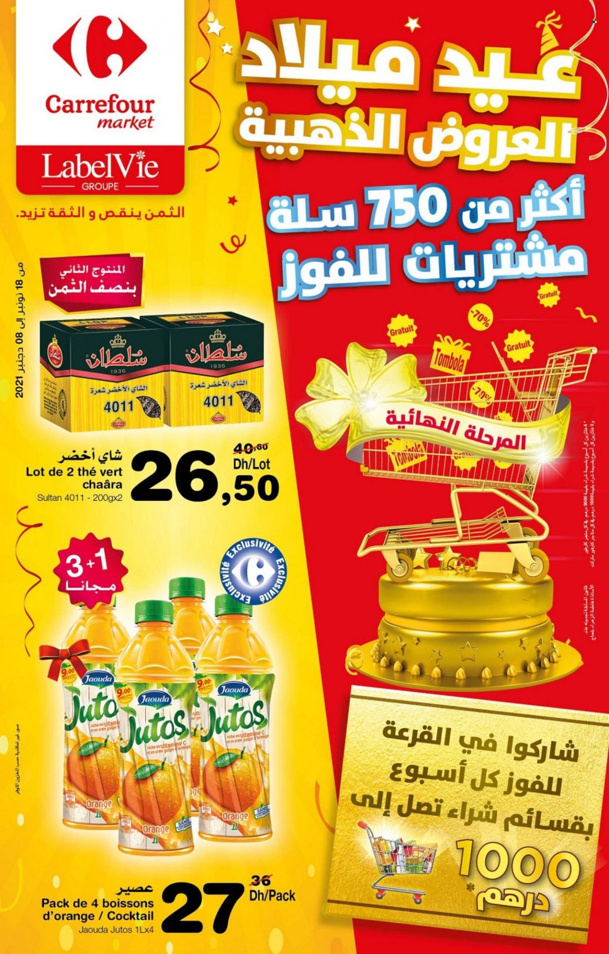 Catalogue Carrefour Market - 18/11/2021 - 08/12/2021. Page 1
