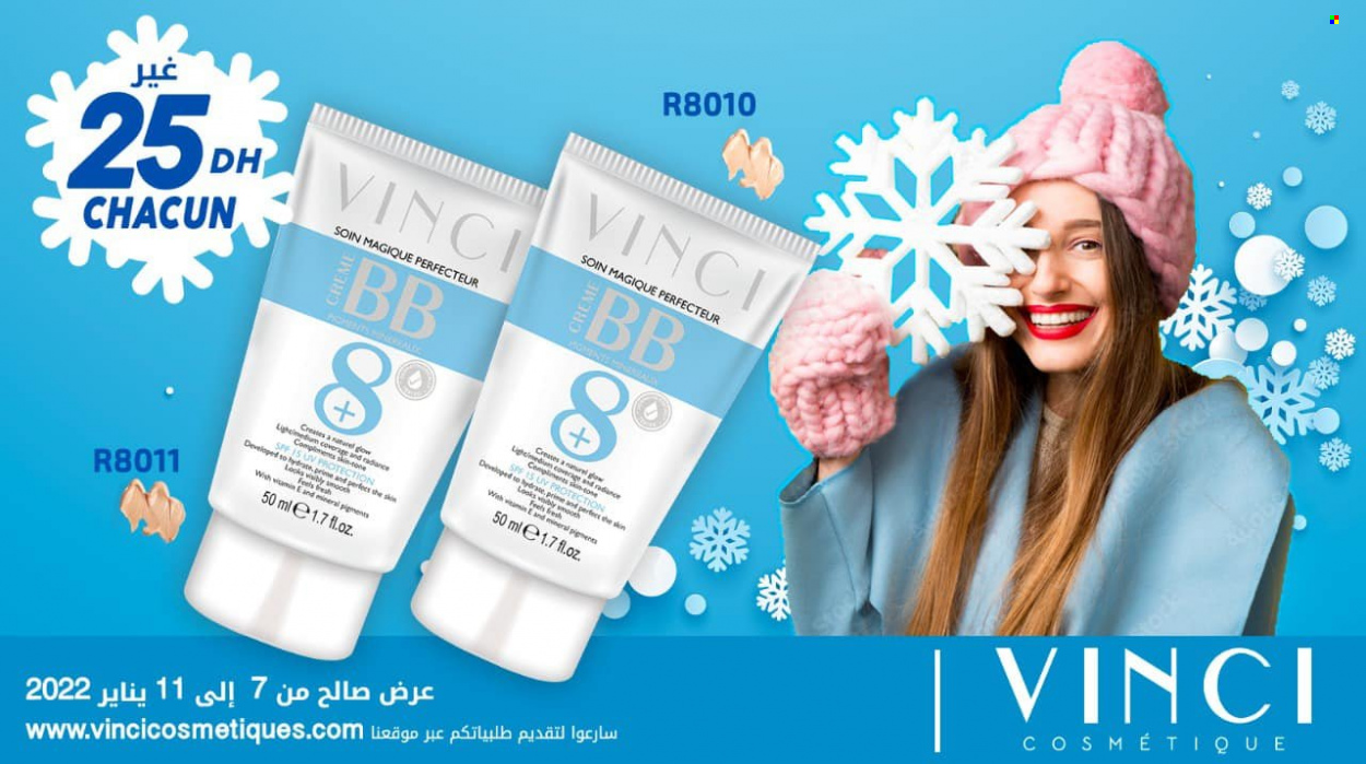 Catalogue Vinci Cosmétique - 07/01/2022 - 11/01/2022. Page 1
