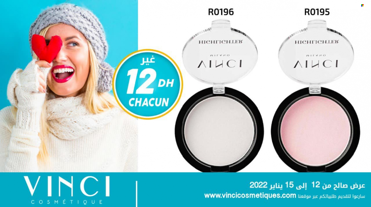 Catalogue Vinci Cosmétique - 12/01/2022 - 15/01/2022. Page 1