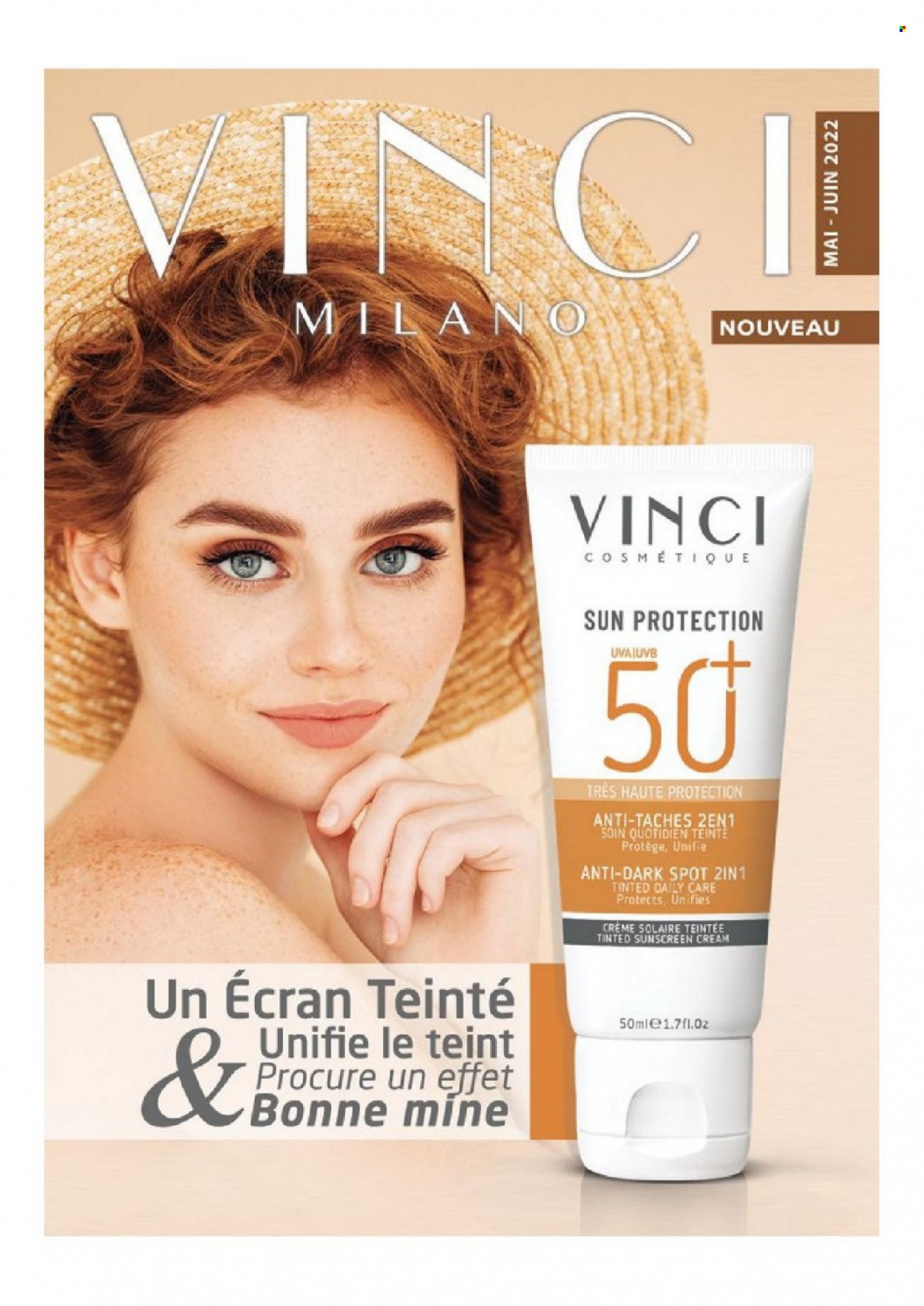 Catalogue Vinci Cosmétique - 01/05/2022 - 30/06/2022. Page 1