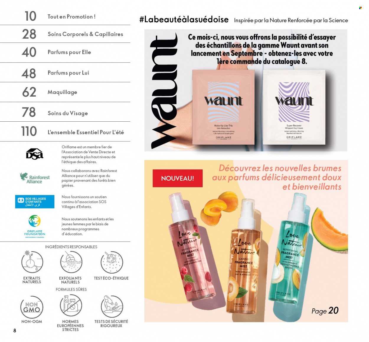 Catalogue Oriflame - 01/08/2022 - 31/08/2022. Page 8