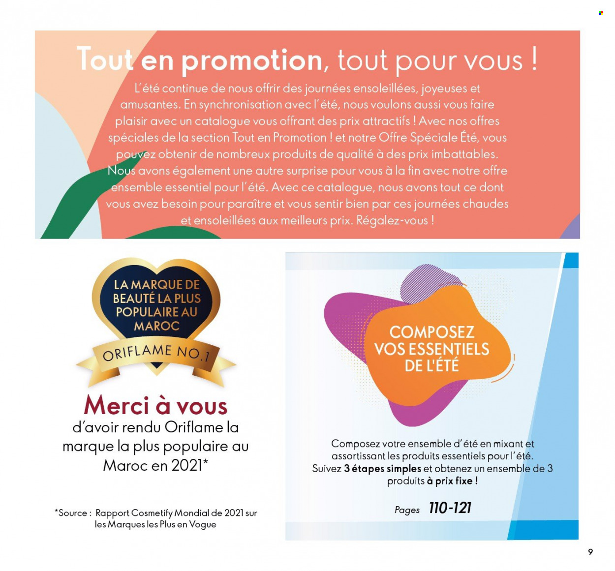 Catalogue Oriflame - 01/08/2022 - 31/08/2022. Page 9