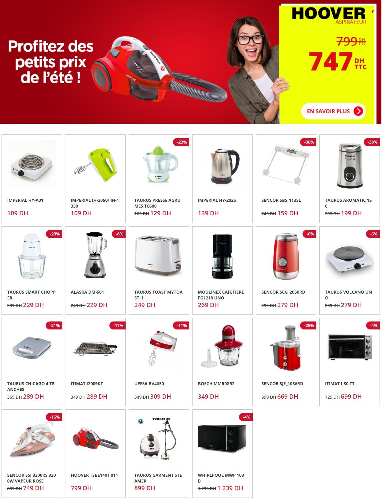 thumbnail - <magasin> - <du DD/MM/YYYY au DD/MM/YYYY> - Produits soldés - ,<products from flyers>. Page 5.