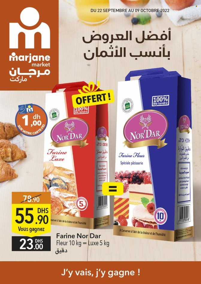 Catalogue Marjane Market - 22/09/2022 - 09/10/2022. Page 1