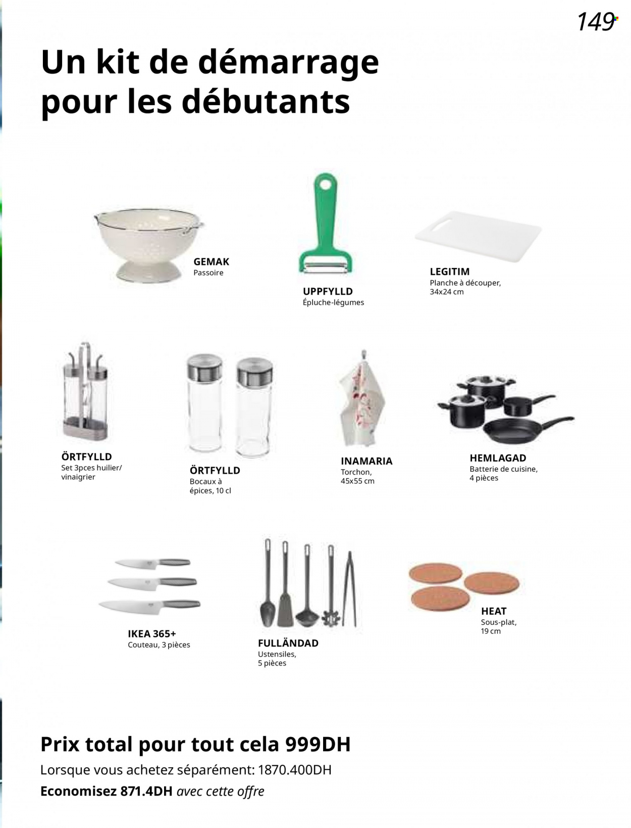 thumbnail - <magasin> - <du DD/MM/YYYY au DD/MM/YYYY> - Produits soldés - ,<products from flyers>. Page 149.