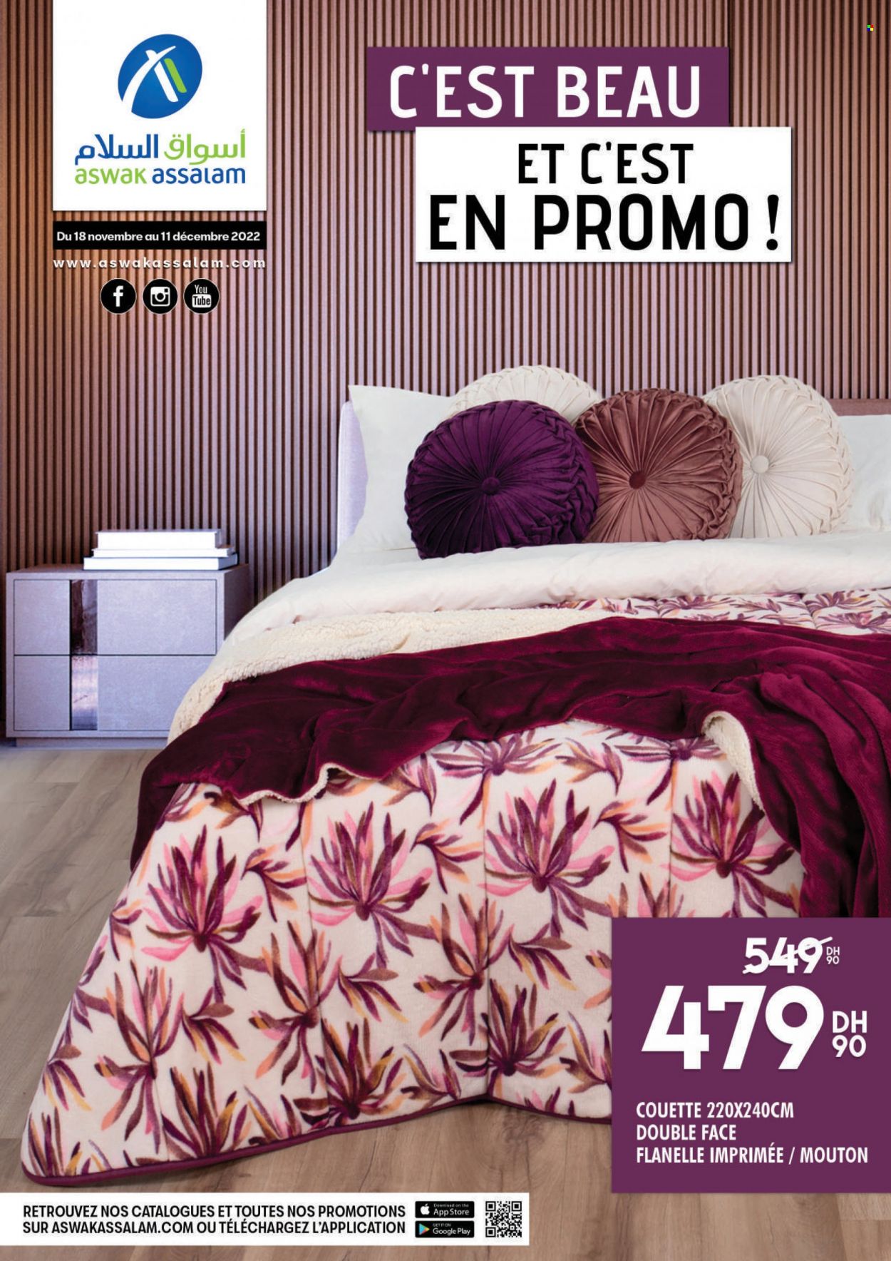 Catalogue Aswak Assalam - 18/11/2022 - 11/12/2022. Page 1