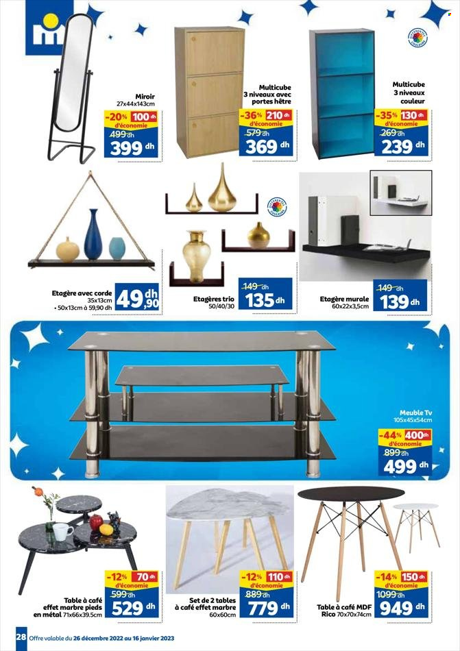 Catalogue Marjane - 26/12/2022 - 16/01/2023. Page 28