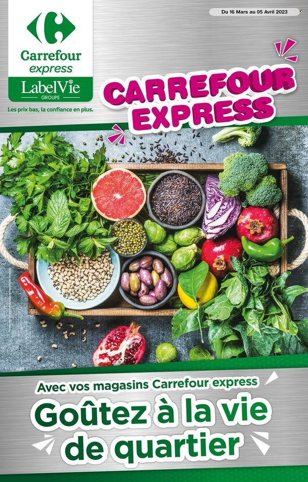 Catalogue Carrefour Express - 16/03/2023 - 05/04/2023. Page 1