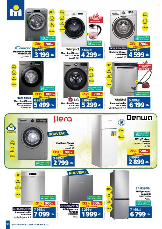 Catalogue Marjane - 27/04/2023 - 14/05/2023. Page 38