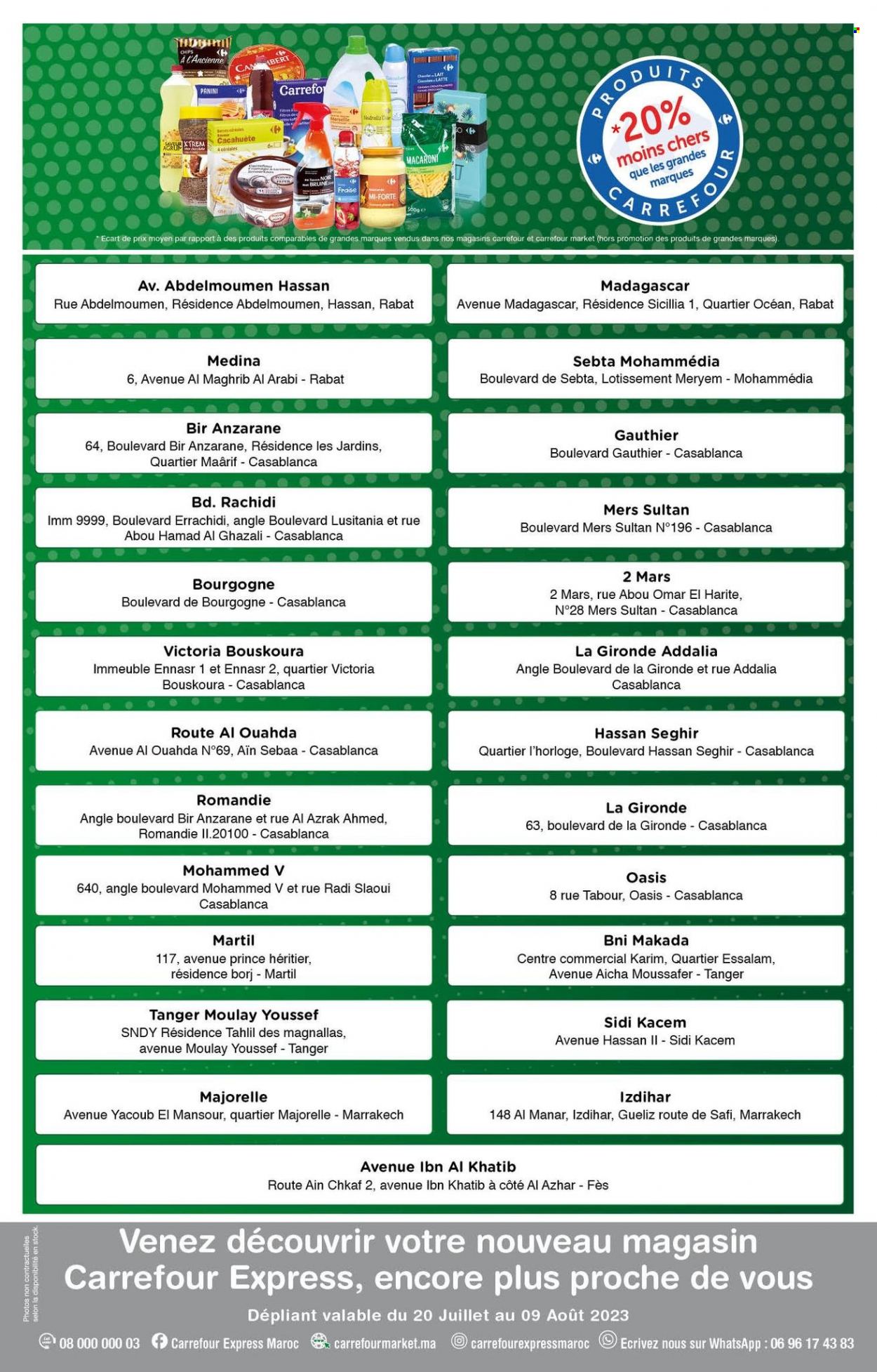 Catalogue Carrefour Express - 20/07/2023 - 09/08/2023. Page 12