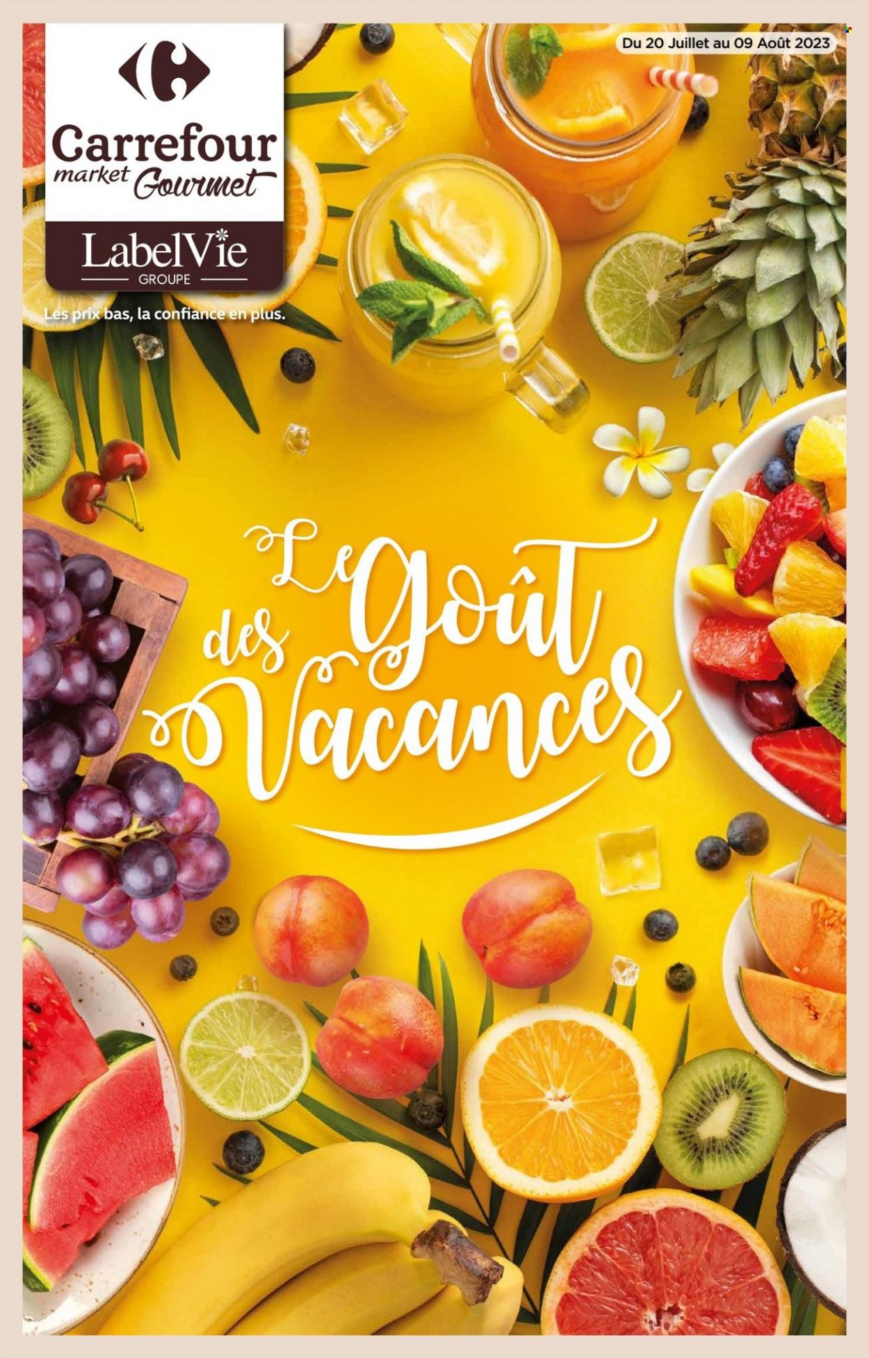 Catalogue Carrefour Market - 20/07/2023 - 09/08/2023. Page 1