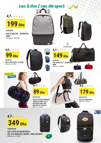 Sacs, sacs à dos et valises