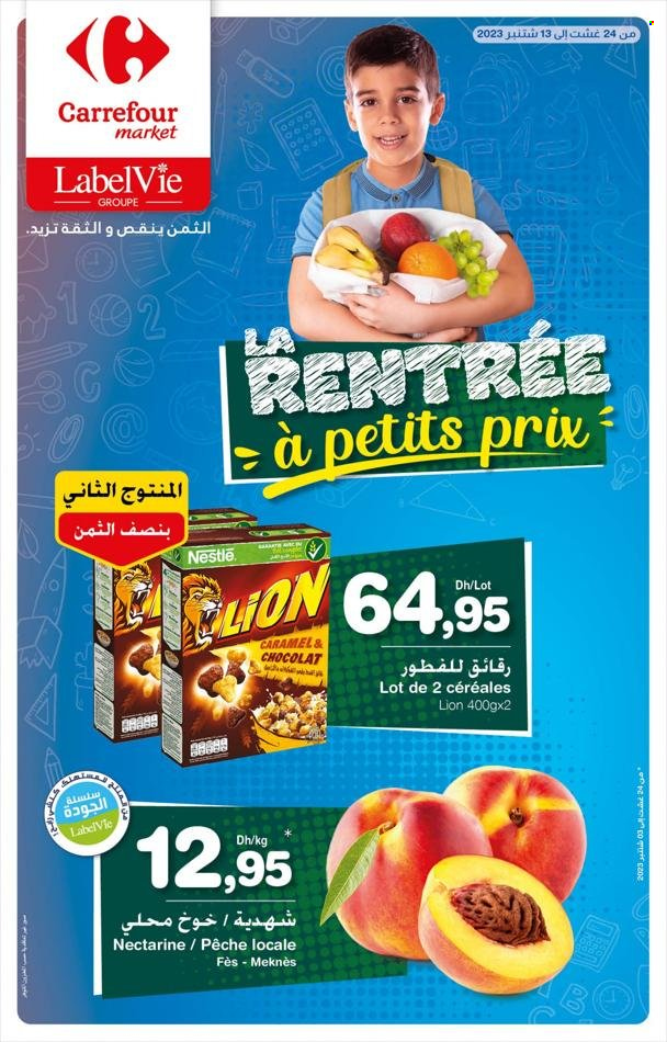 Catalogue Carrefour Market - 24/08/2023 - 13/09/2023. Page 1