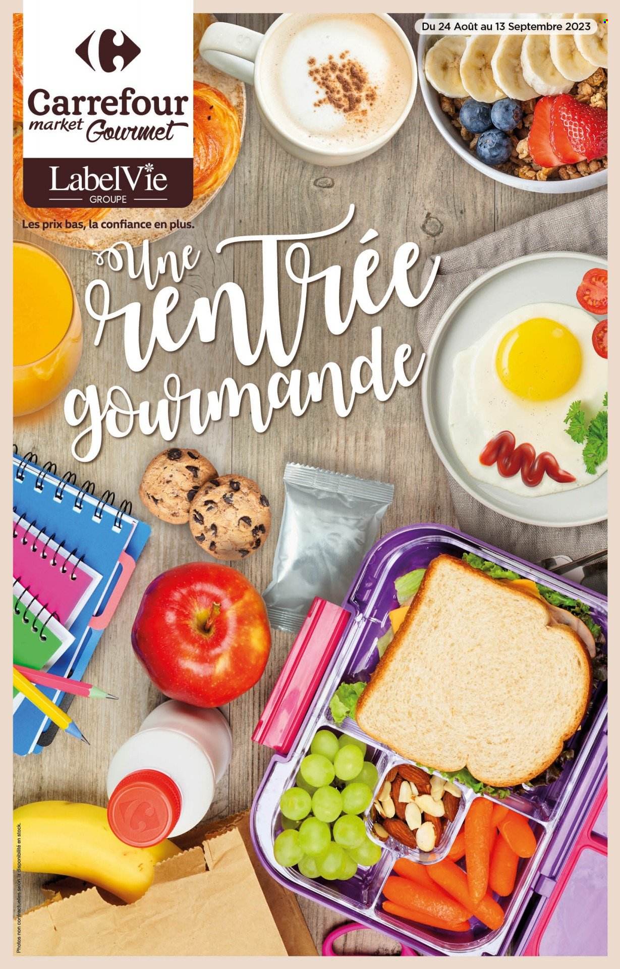 Catalogue Carrefour Market - 24/08/2023 - 13/09/2023. Page 1