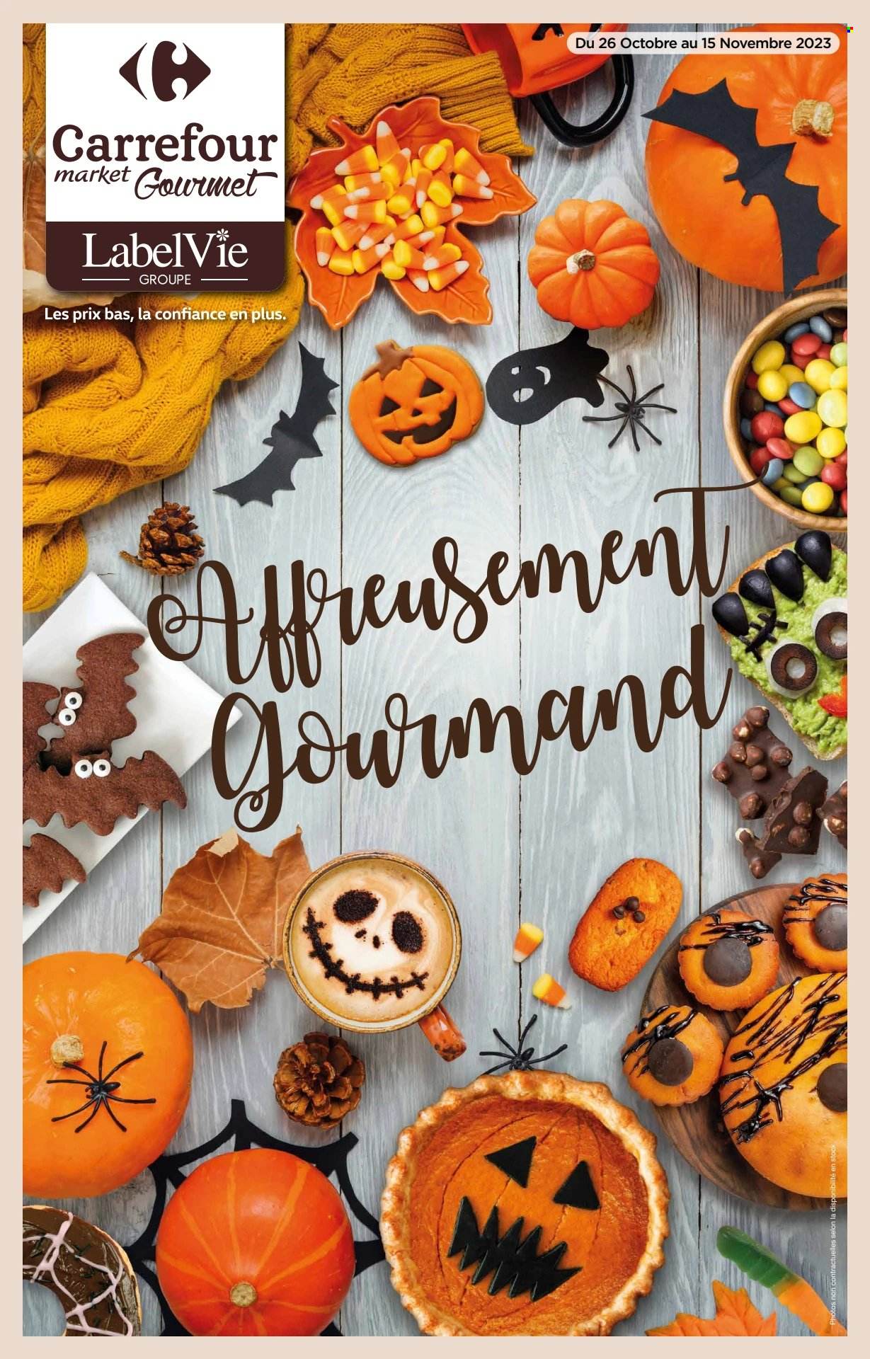 Catalogue Carrefour Market - 26/10/2023 - 15/11/2023. Page 1