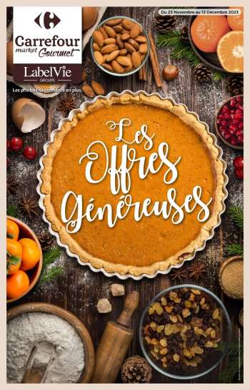 Catalogue Carrefour Market - 23/11/2023 - 13/12/2023.