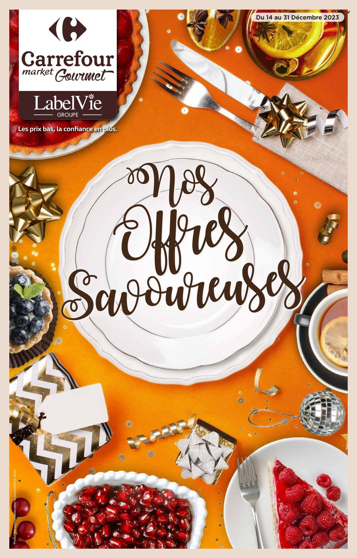 Catalogue Carrefour Market - 14/12/2023 - 31/12/2023. Page 1
