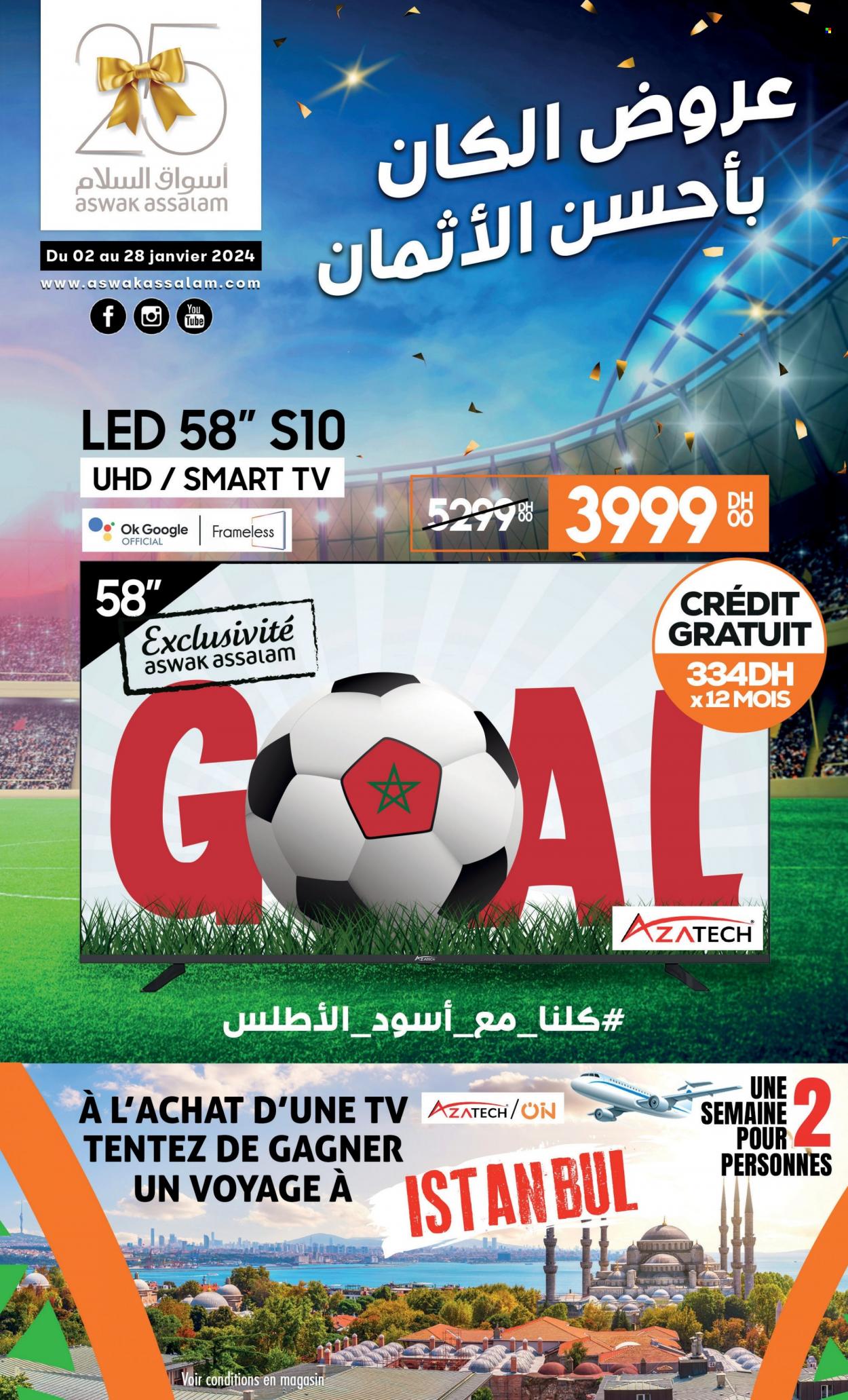 Catalogue Aswak Assalam - 02/01/2024 - 28/01/2024. Page 1