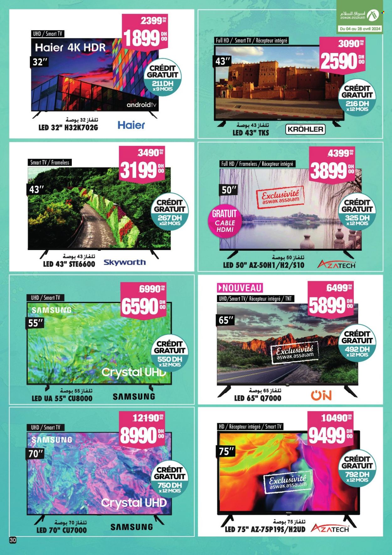 Catalogue Aswak Assalam - 04/04/2024 - 28/04/2024. Page 30