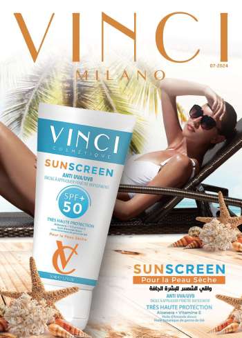 Catalogue Vinci Cosmétique - 01/07/2024 - 31/07/2024.