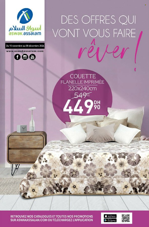 Catalogue Aswak Assalam - 15/11/2024 - 08/12/2024. Page 1