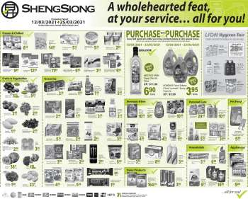 Sheng Siong catalogue  - 12.03.2021 - 25.03.2021.