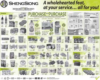 Sheng Siong catalogue  - 26.03.2021 - 08.04.2021.