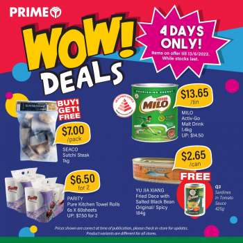 Prime Supermarket promotion