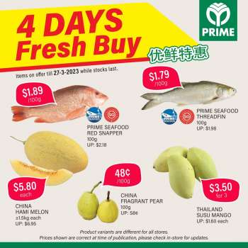 Prime Supermarket promotion