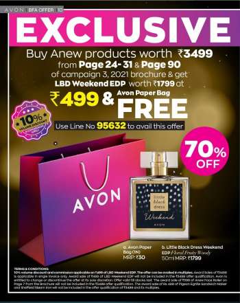 Avon offer  - 01-03-2021 - 31-03-2021.