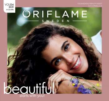 Oriflame offer  - 01.04.2021 - 30.04.2021.