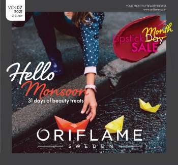 Oriflame offer  - 01.07.2021 - 31.07.2021.