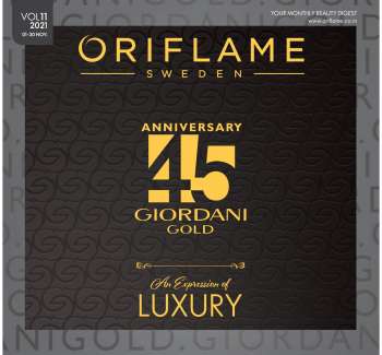 Oriflame offer  - 01.11.2021 - 30.11.2021.