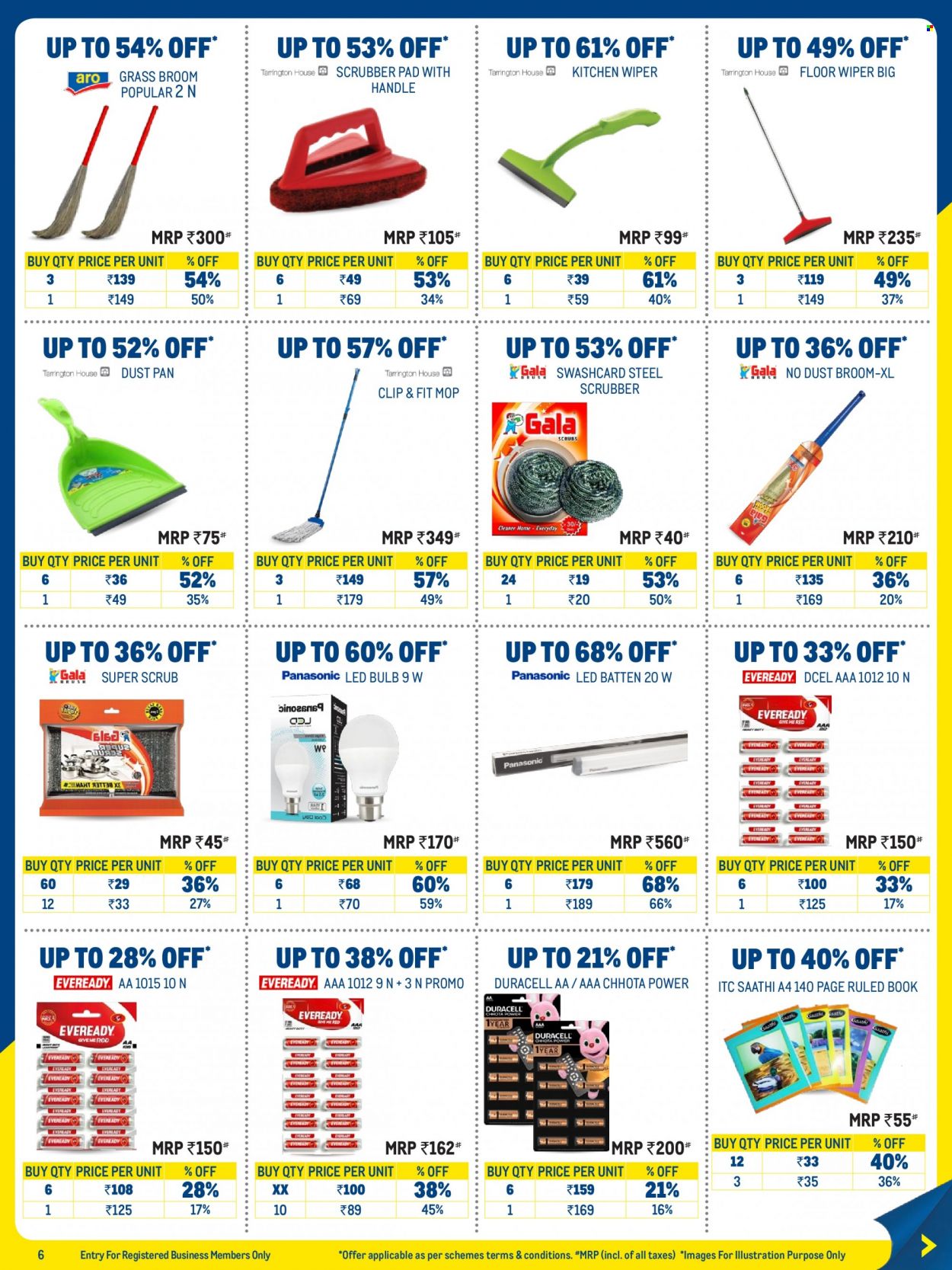 <retailer> - <MM.DD.YYYY - MM.DD.YYYY> - Sales products - ,<products from flyers>. Page 6.