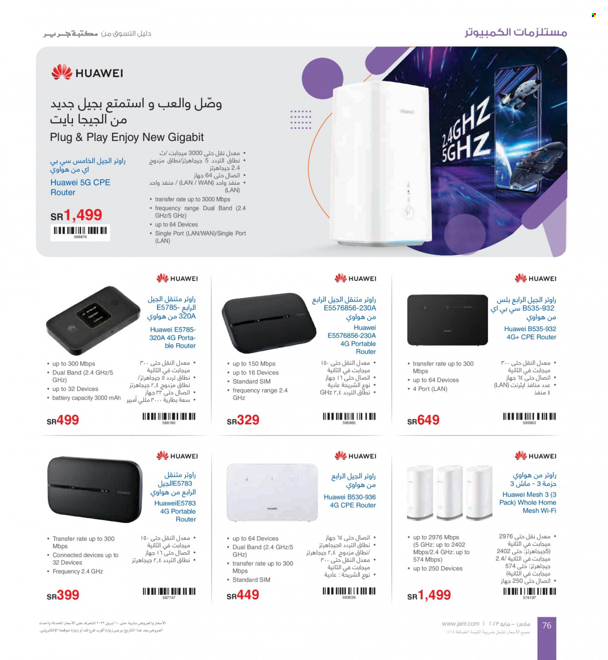 thumbnail - <retailer> - <MM.DD.YYYY - MM.DD.YYYY> - Sales products - ,<products from offers>. Page 76.