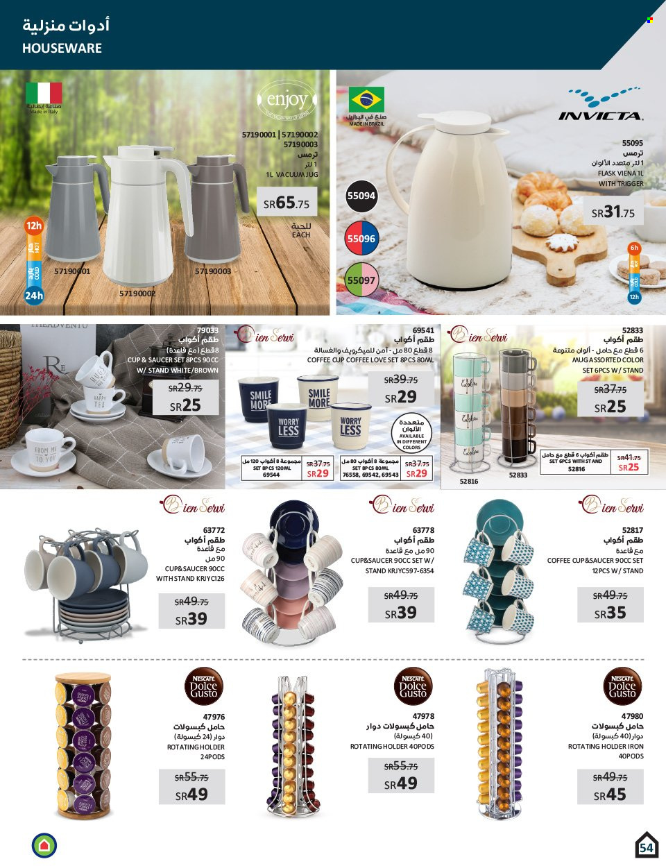 thumbnail - <retailer> - <MM.DD.YYYY - MM.DD.YYYY> - Sales products - ,<products from offers>. Page 54.