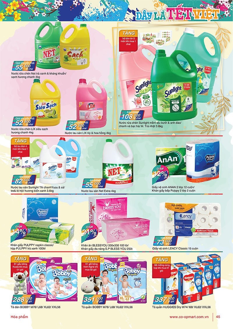 thumbnail - <retailer> - <MM.DD.YYYY - MM.DD.YYYY> - Sales products - ,<products from flyers>. Page 46.