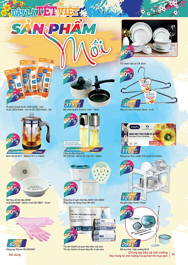 <retailer> - <MM.DD.YYYY - MM.DD.YYYY> - Sales products - ,<products from flyers>. Page 54.