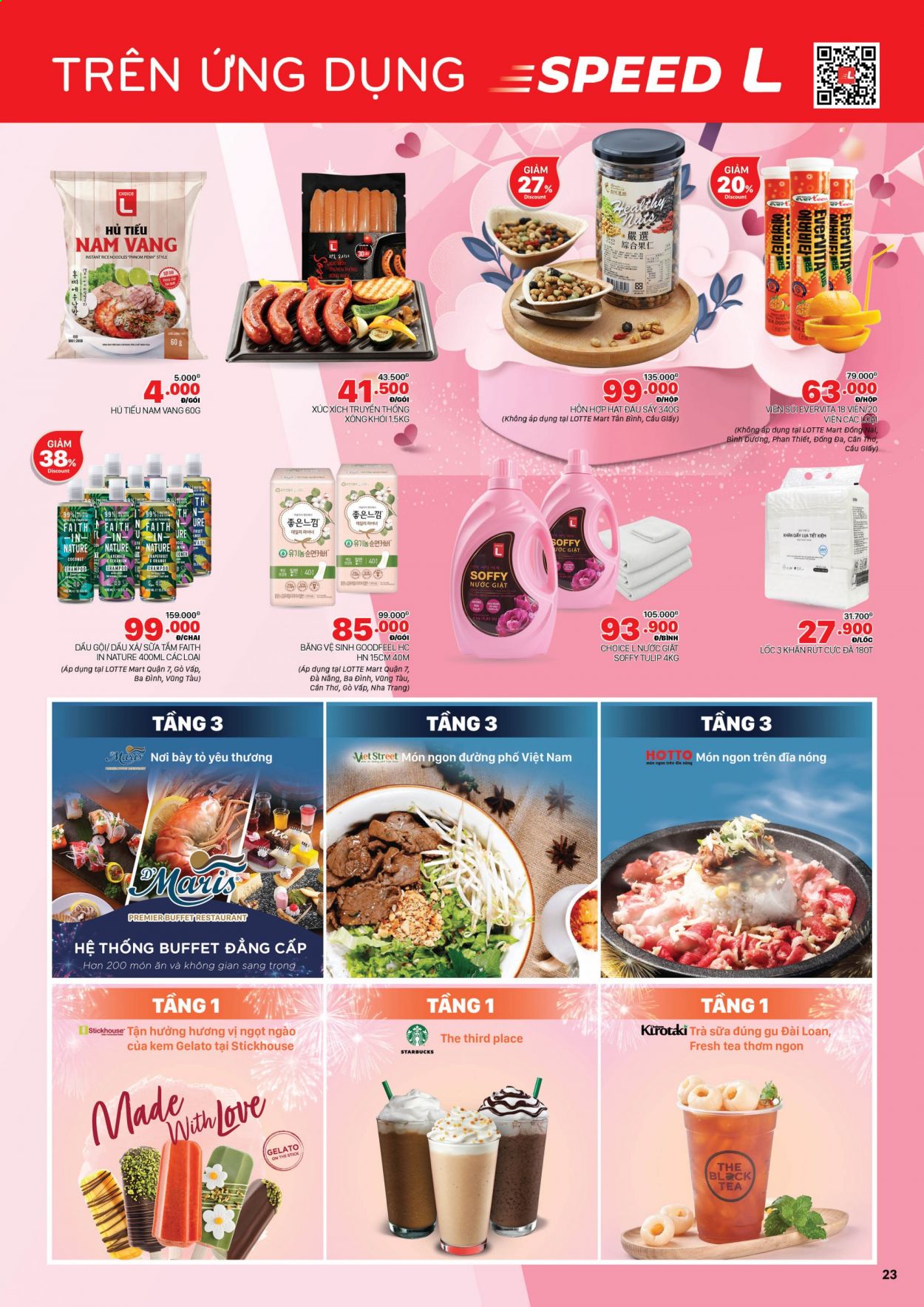 <retailer> - <MM.DD.YYYY - MM.DD.YYYY> - Sales products - ,<products from flyers>. Page 23.